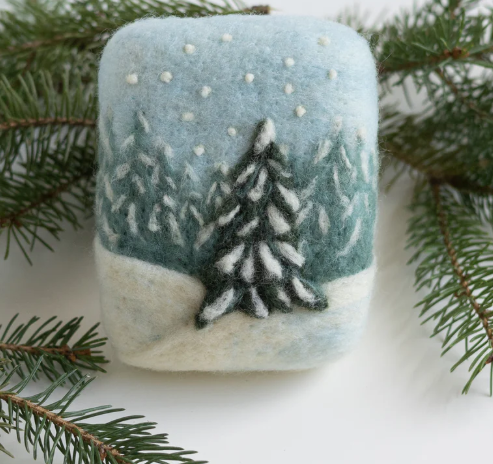 Snowy Pines Needle Felting Kit