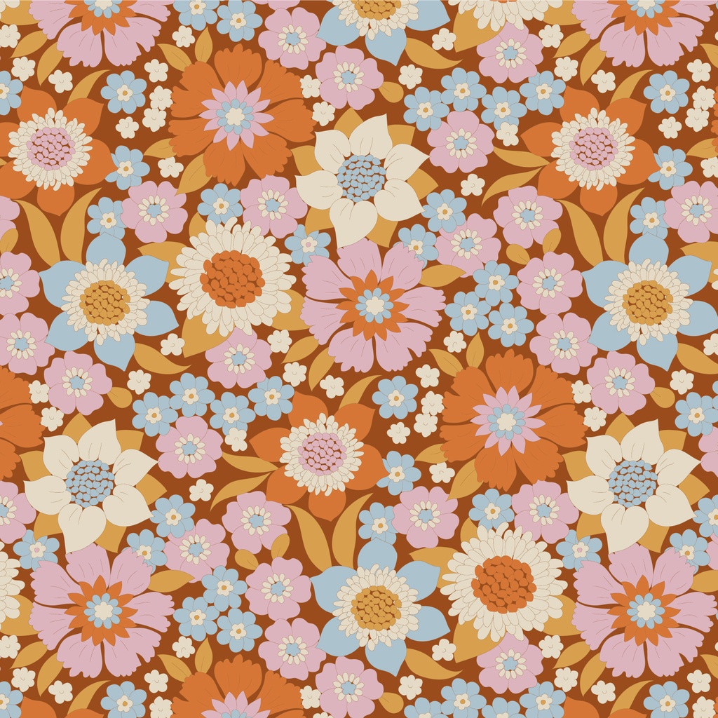 Tilda Wallflower Lauren Caramel