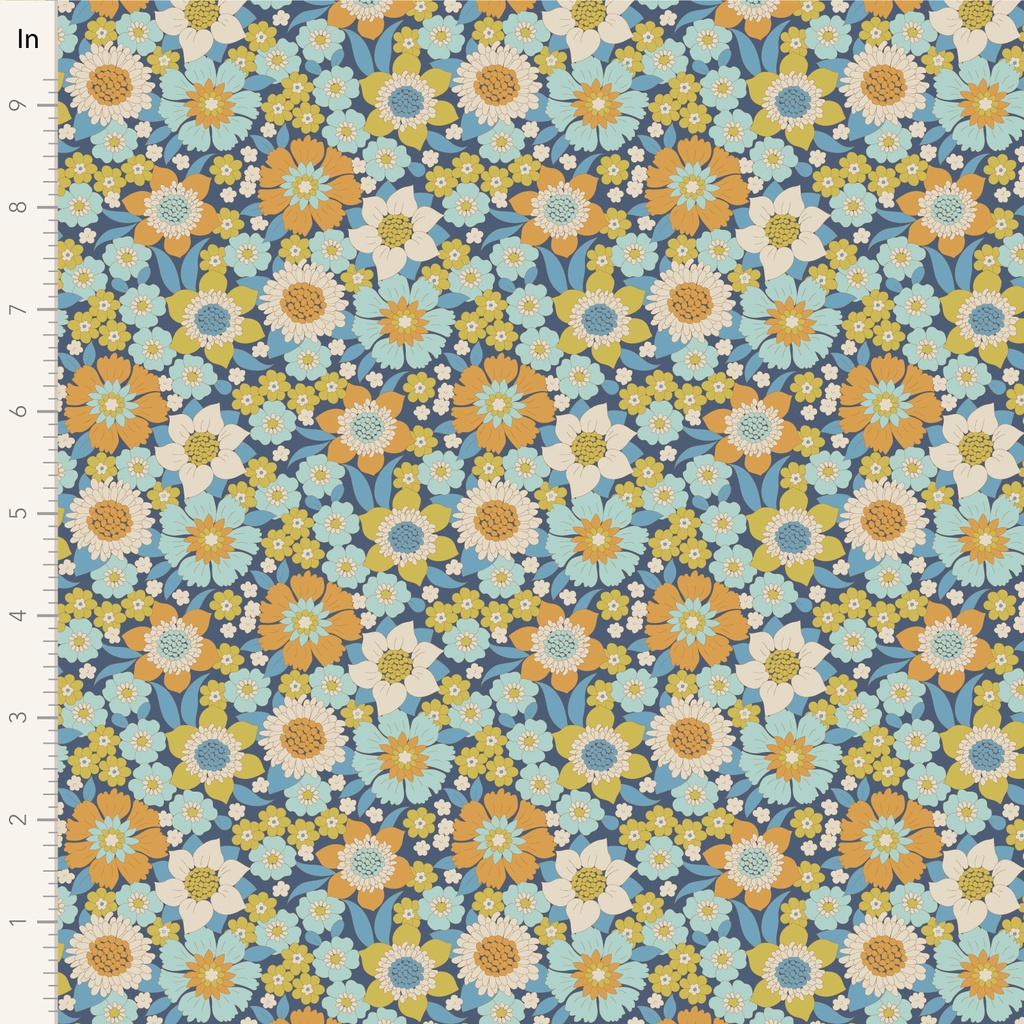 Tilda Wallflower Lauren Blue