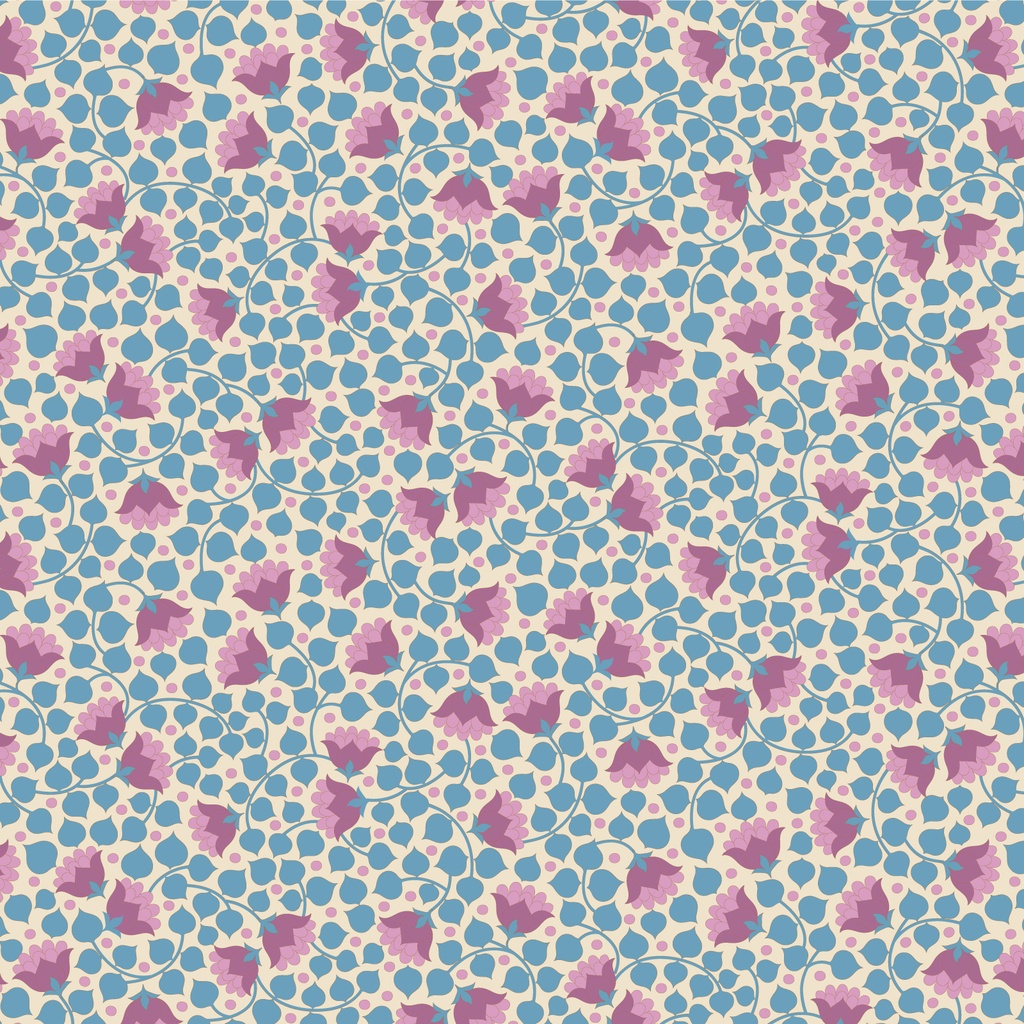 Tilda Wallflower Bellflower Blue