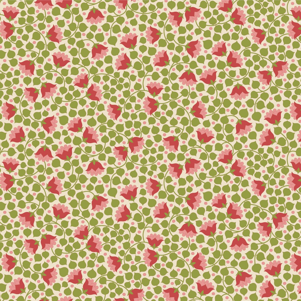 Tilda Wallflower Bellflower Green