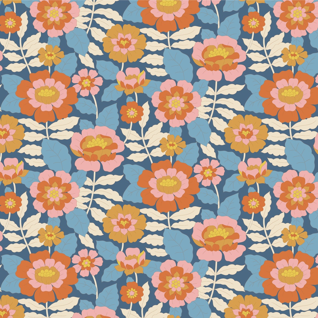 Tilda Wallflower Beverly Blue