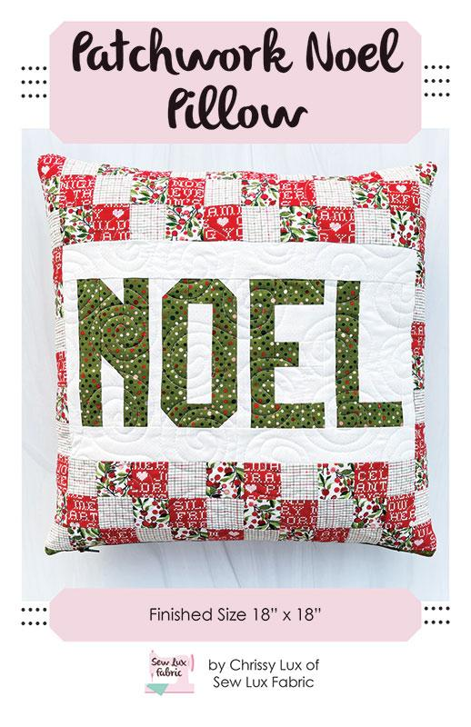 Patchwork Noel Pillow Patten