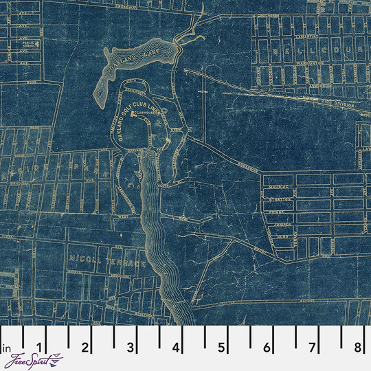 Blue Palette Map