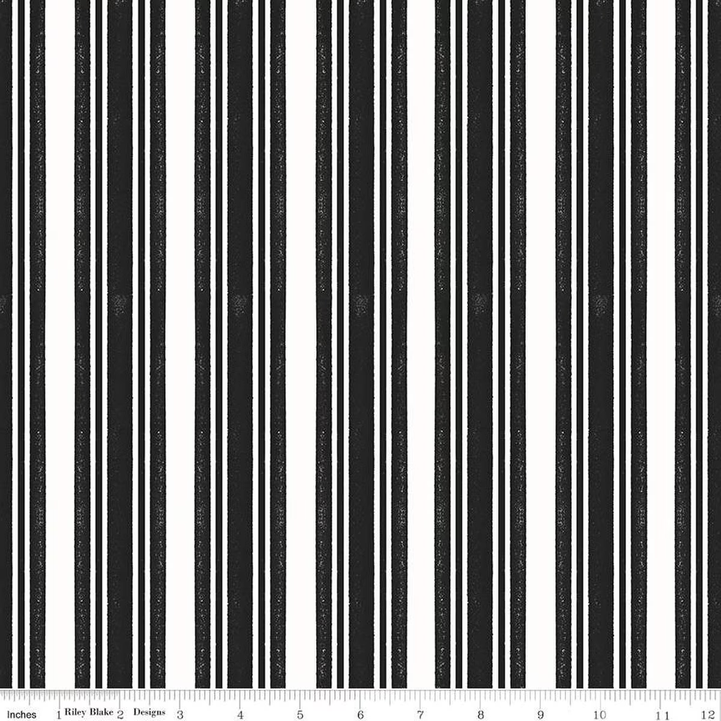 Classic Christmas Stripe Black