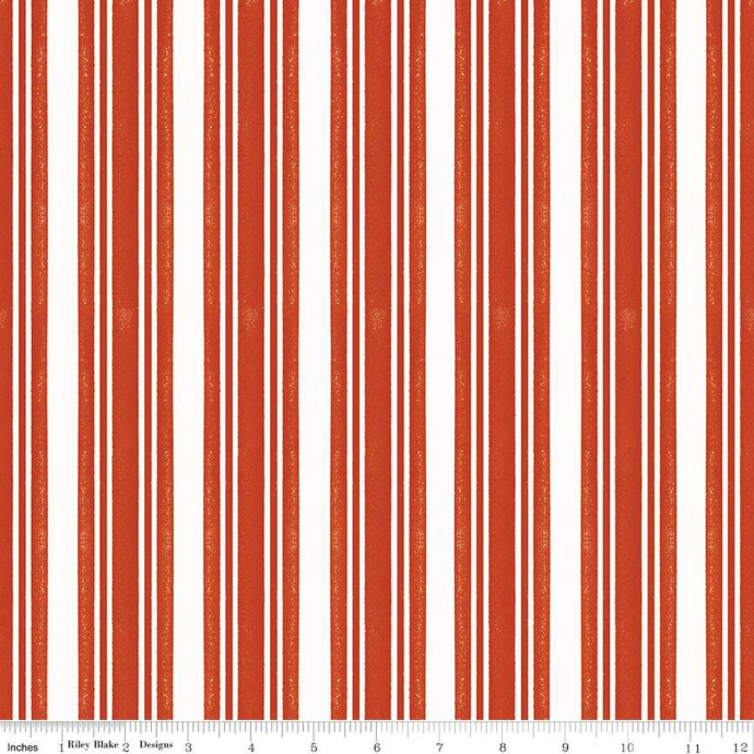 Classic Christmas Stripe Red