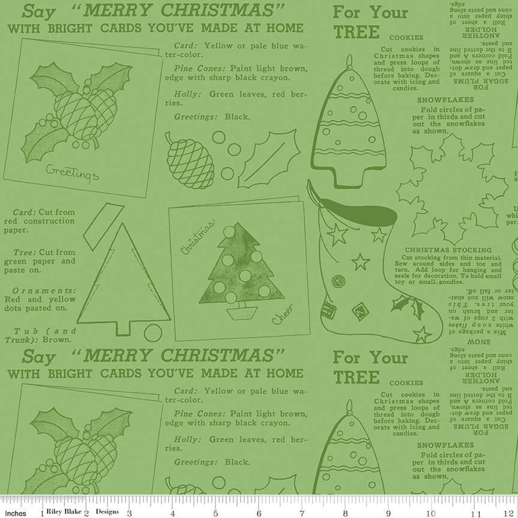 Classic Christmas Handmade Green