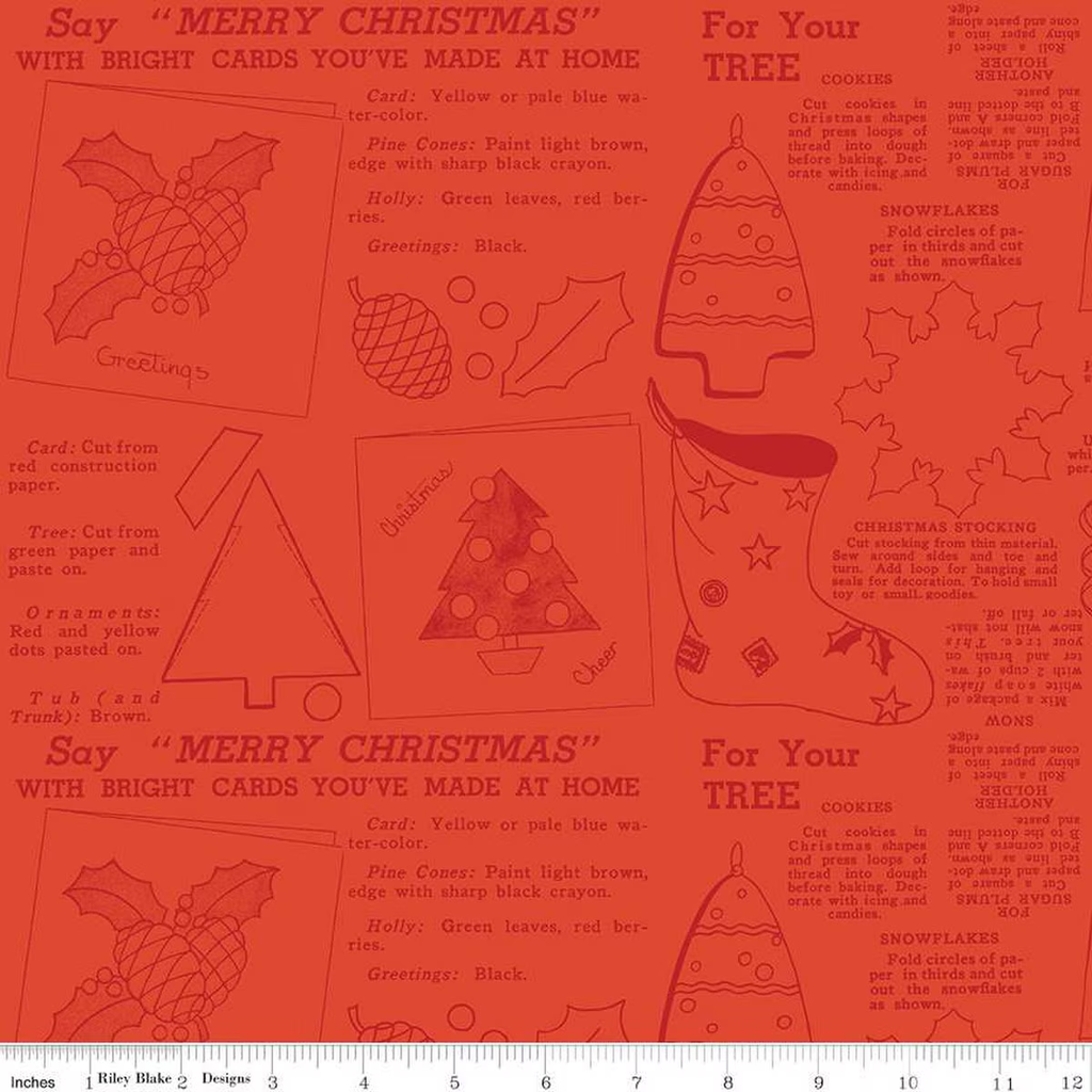 Classic Christmas Handmade Red