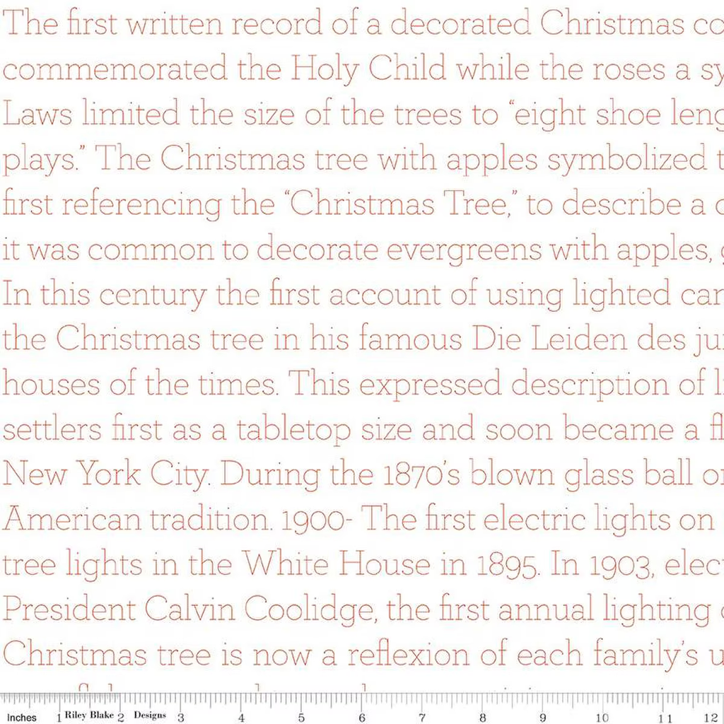 Classic Christmas History of the Tree Red