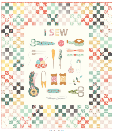 I Sew Panel Quilt Kit