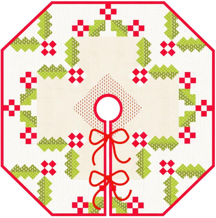 Holly Tree Skirt Kit