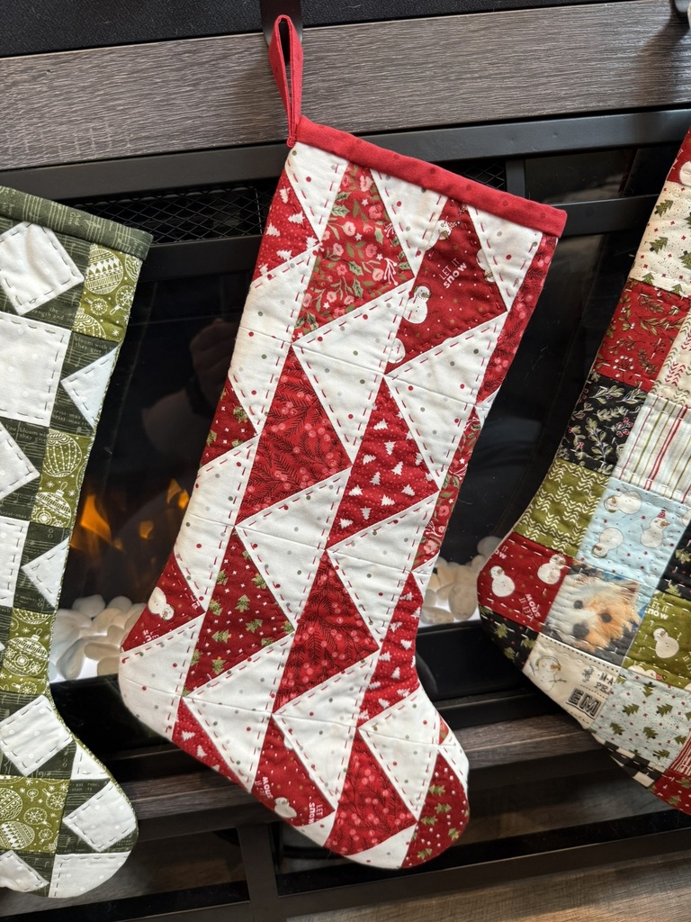 Merry Stockings Red