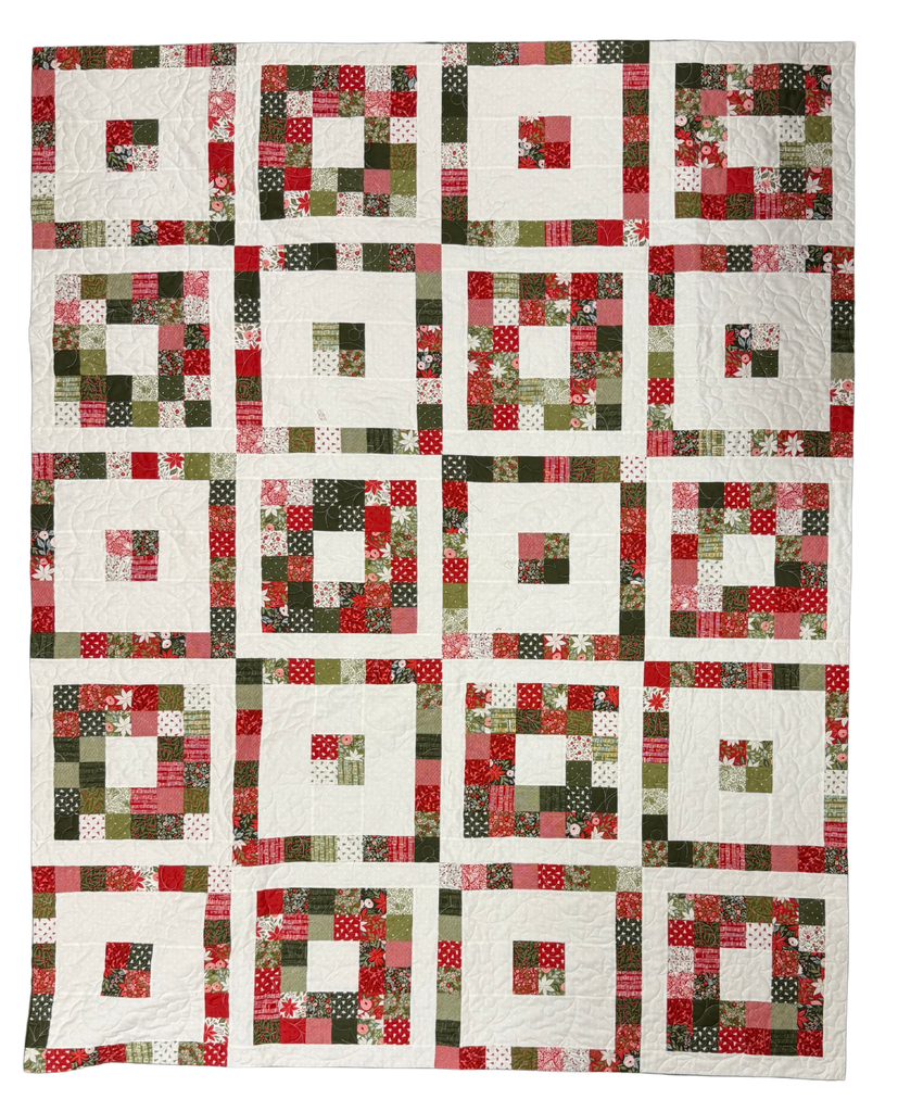 Berry and Pine Squared Quilt Kit