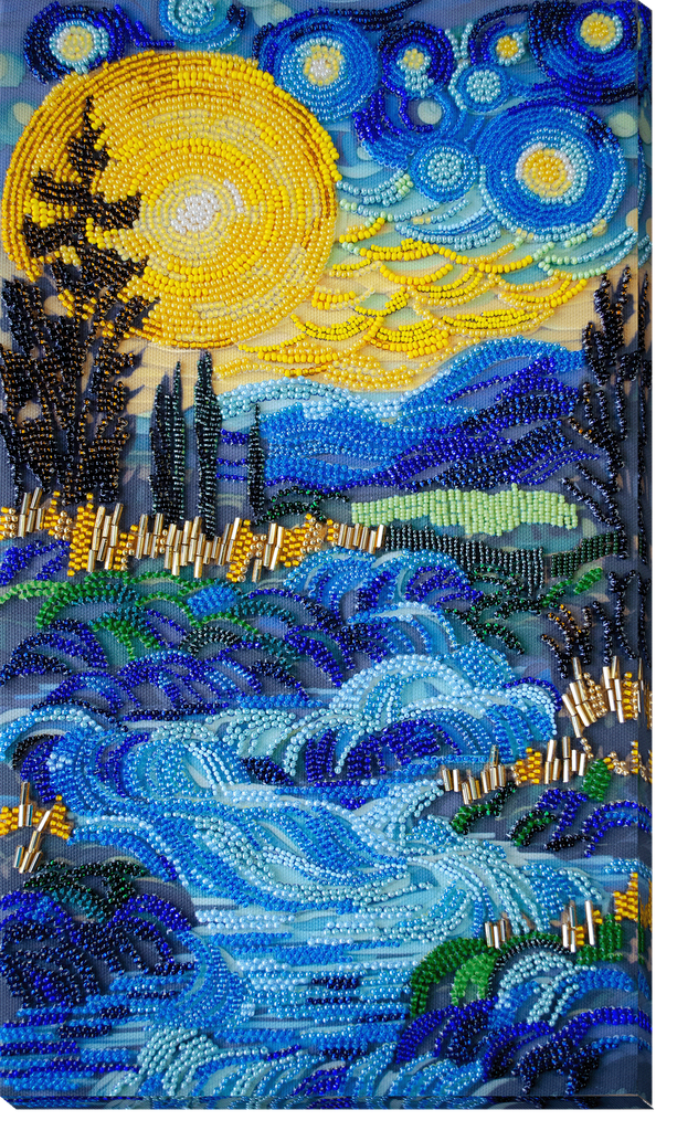 There Behind the Waterfall Bead Embroidery Kit