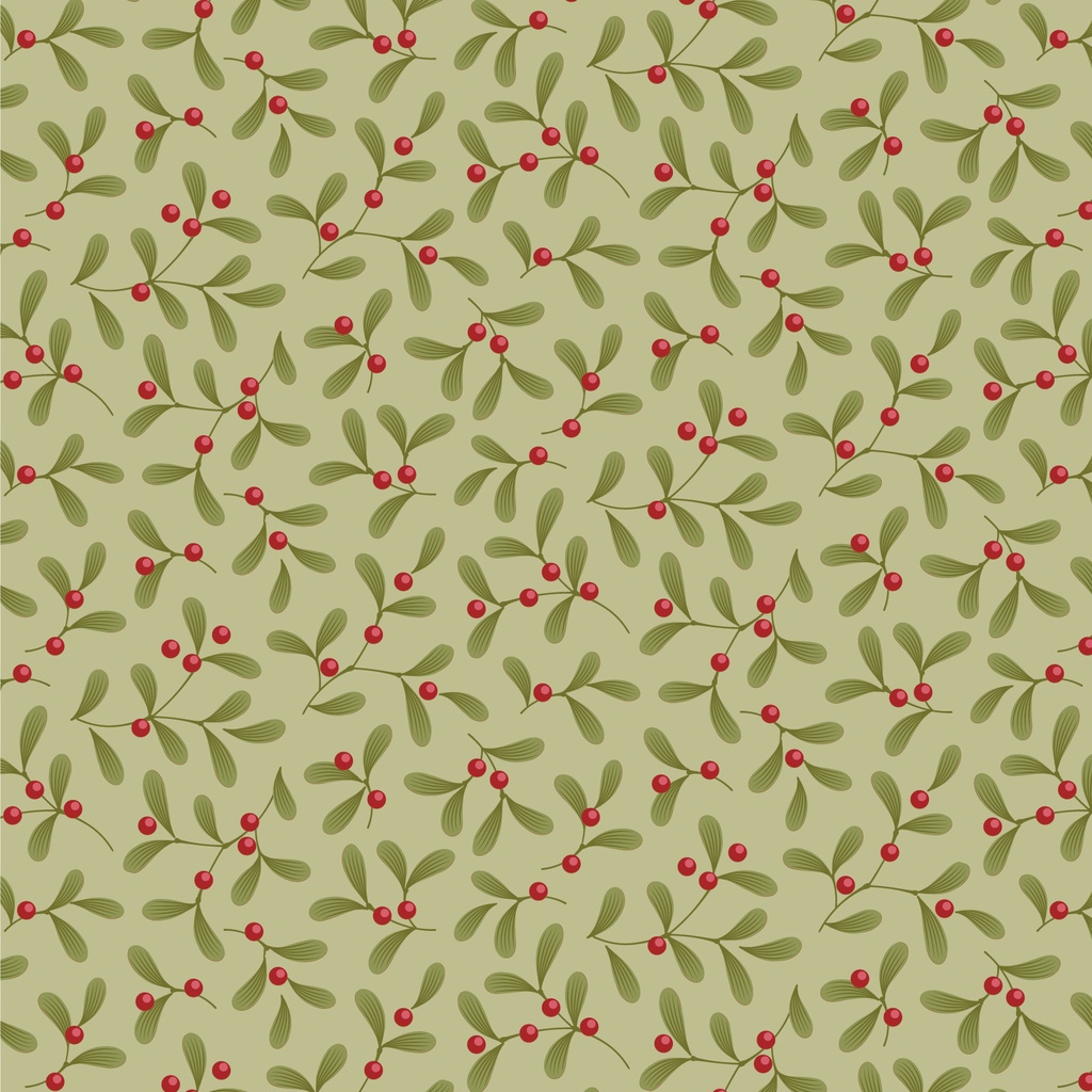 Tilda Merry Little Christmas Mistletoe Pistachio