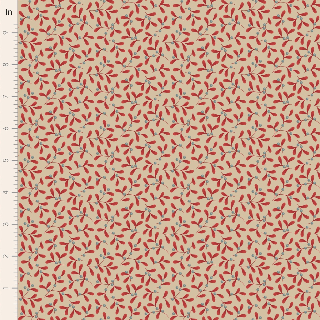 Tilda Merry Little Christmas Mistletoe Red