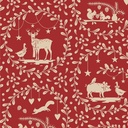 Tilda Merry Little Christmas Paperscenes Burgundy