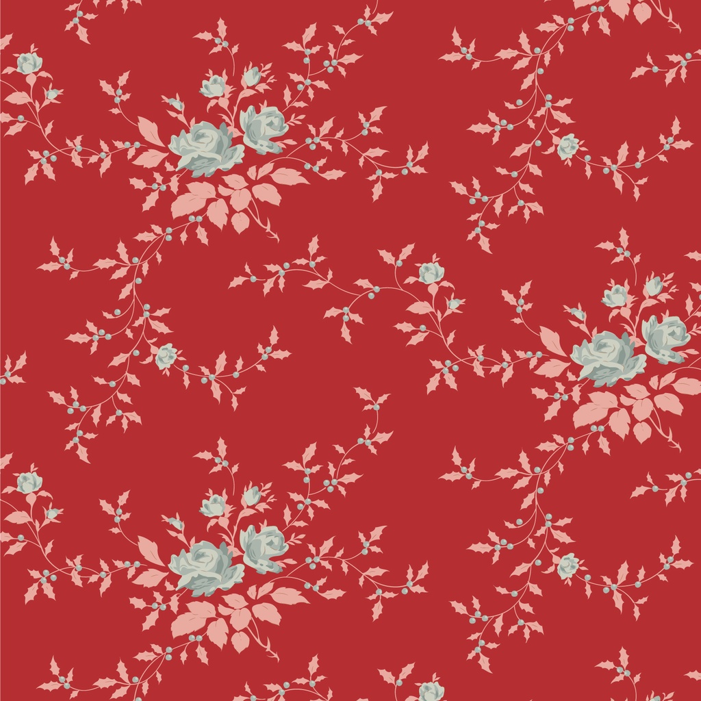 Tilda Merry Little Christmas Noel Red
