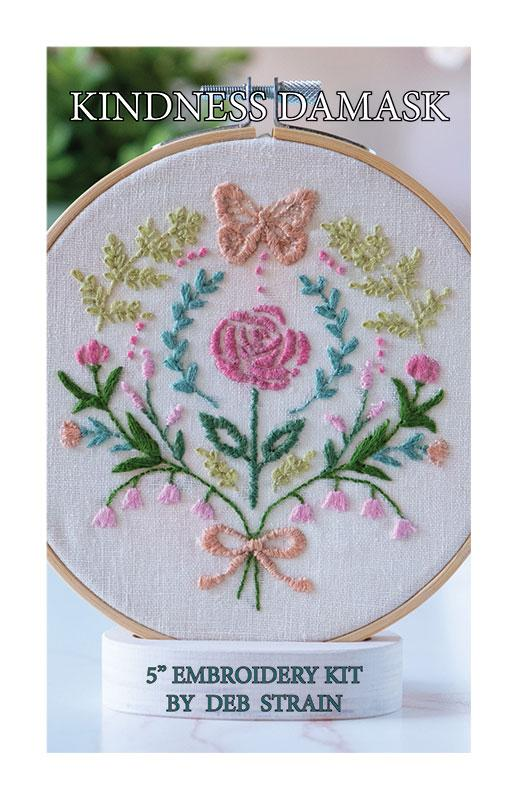 Kindness Damask Hand Embroidery Kit