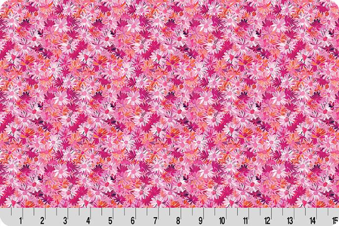 Quilting Cuddle Wanderlust Daisies Pink