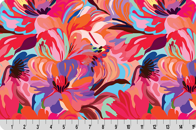 Quilting Cuddle Wanderlust Florals Pink