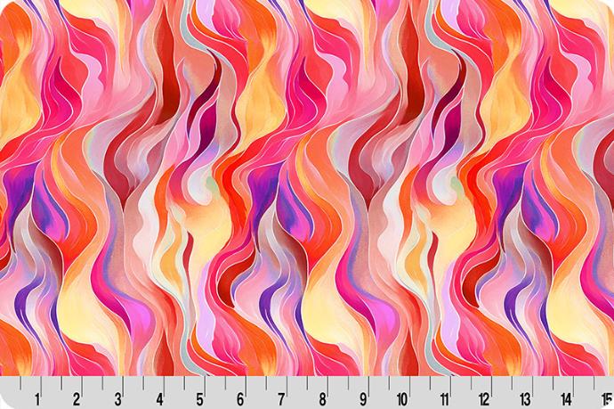 Quilting Cuddle Wanderlust Rainbow  Pink