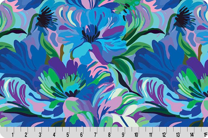 Quilting Cuddle Wanderlust Florals Blue