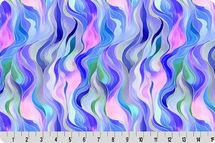 Quilting Cuddle Wanderlust Rainbow Blue