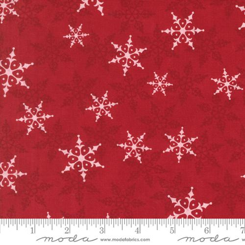108" Winter Friends Berry Red