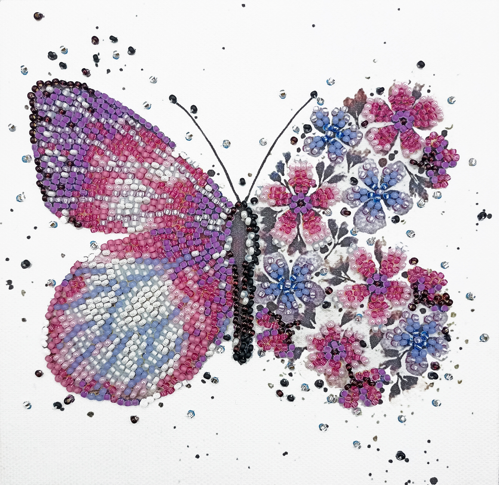 Pink Wings Bead Embroidery Kit