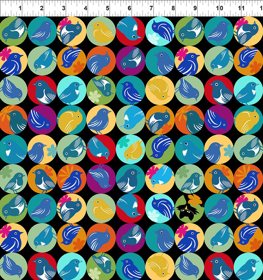 Flock Together Multi Circle Bird