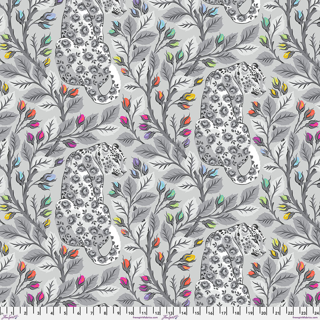 Tula Pink Graywork Minky Beauty Mark