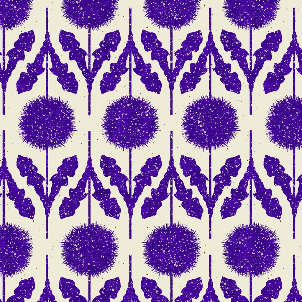 Wishflower Border Purple 16693 63