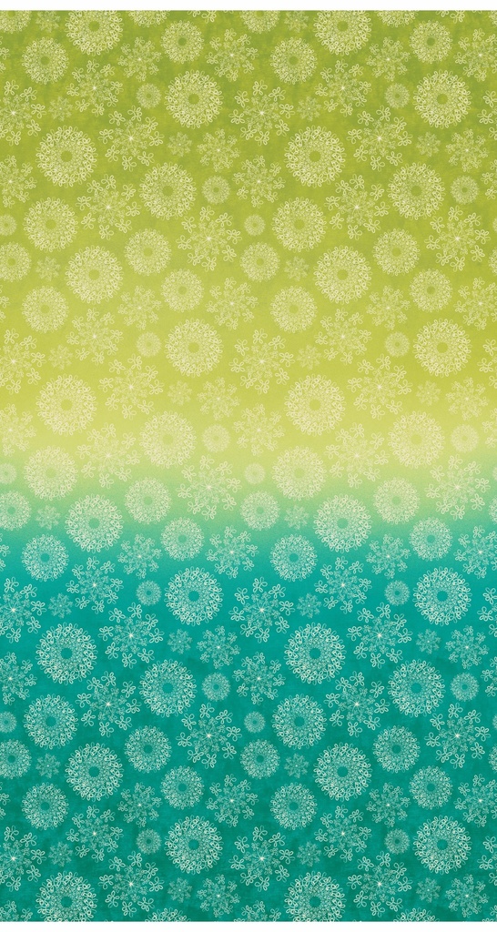 Wishflower Ombre Lime/Teal 16692 44