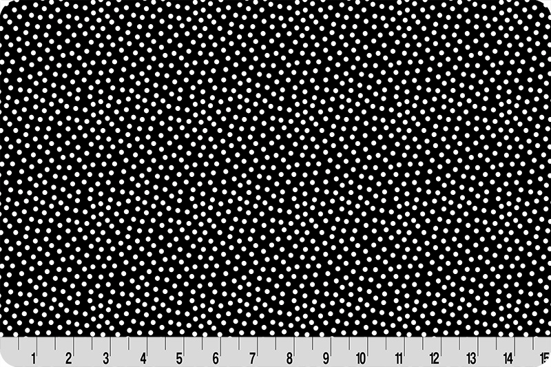 Quilting Cuddle Lots of Dots Black