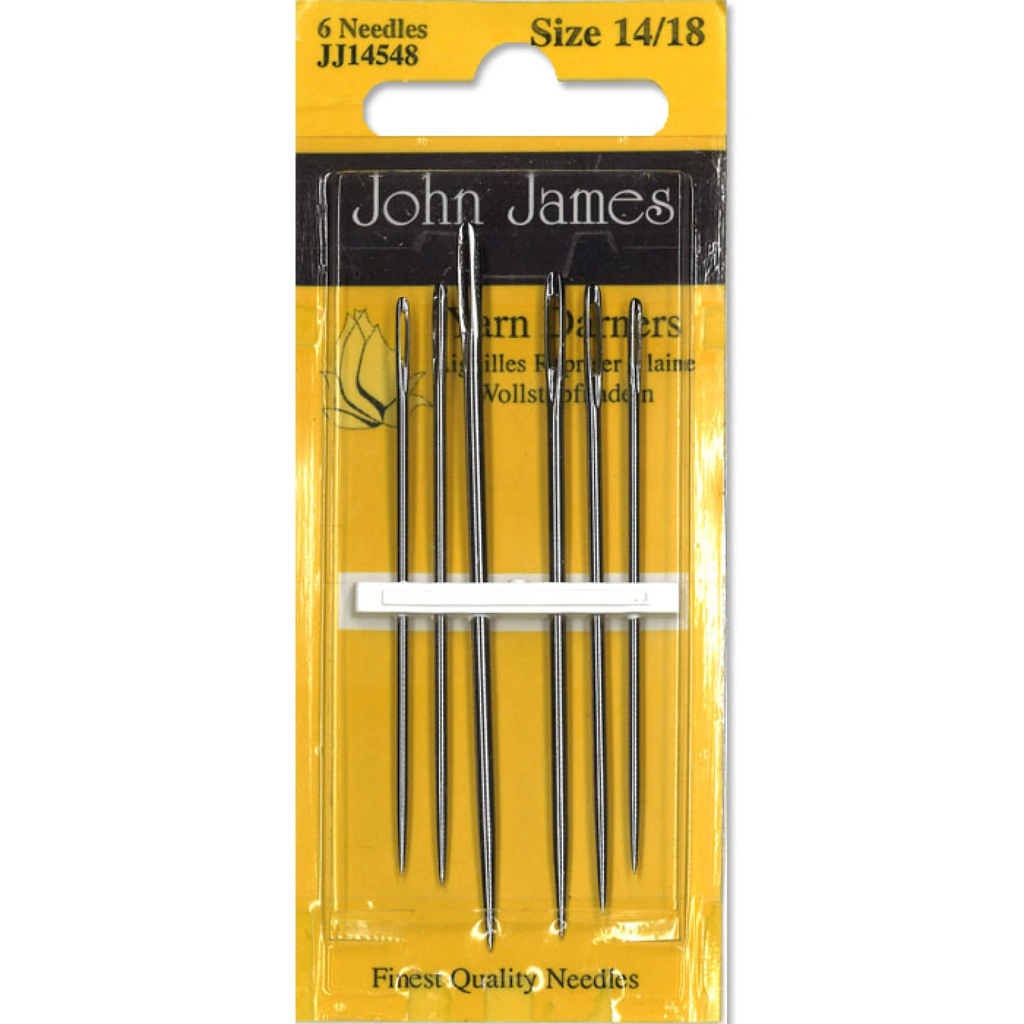 John James Yarn Darners Needles Assorted Sizes 14/18