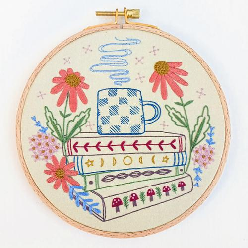 Book Nook Embroidery Kit