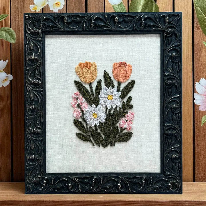Blossoms in Bloom Punch Needle