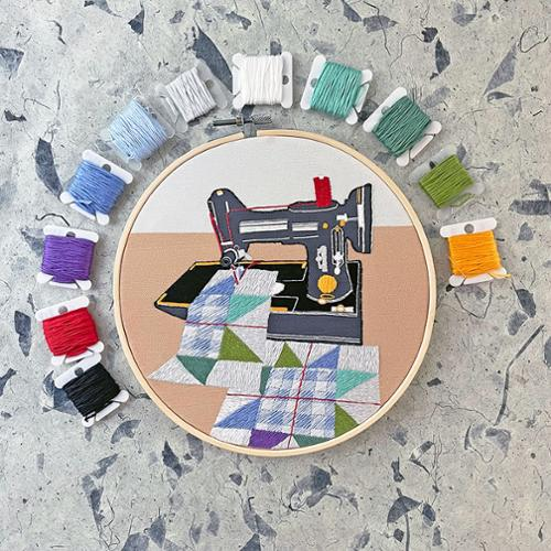 Sewing Machine Hand Embroidery Kit
