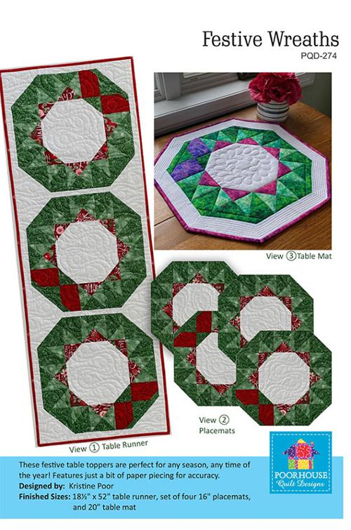 Festive Wreaths Pattern