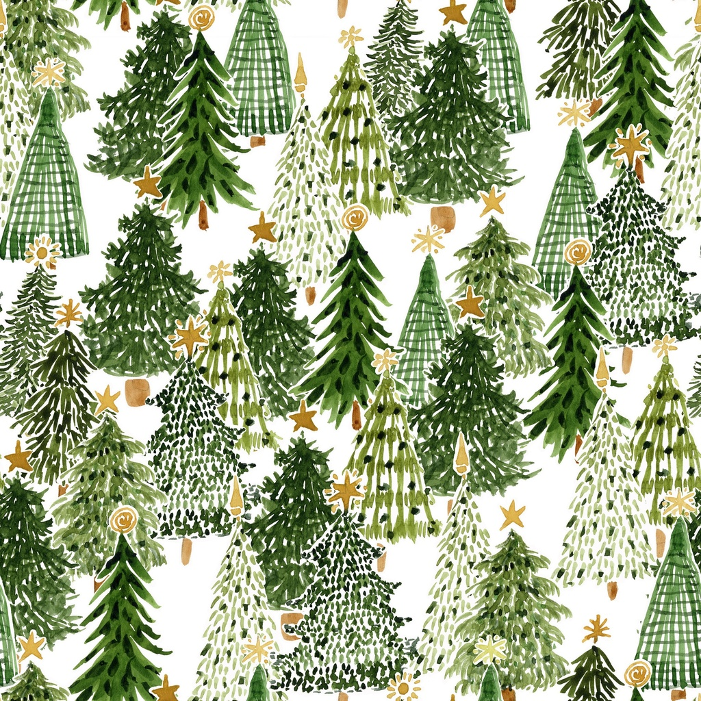Snowy Greetings W105-032-062 White