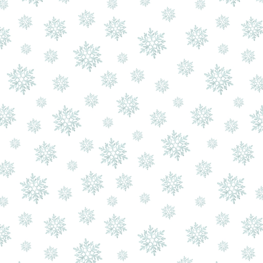 Snowy Greetings W105-037-500 White
