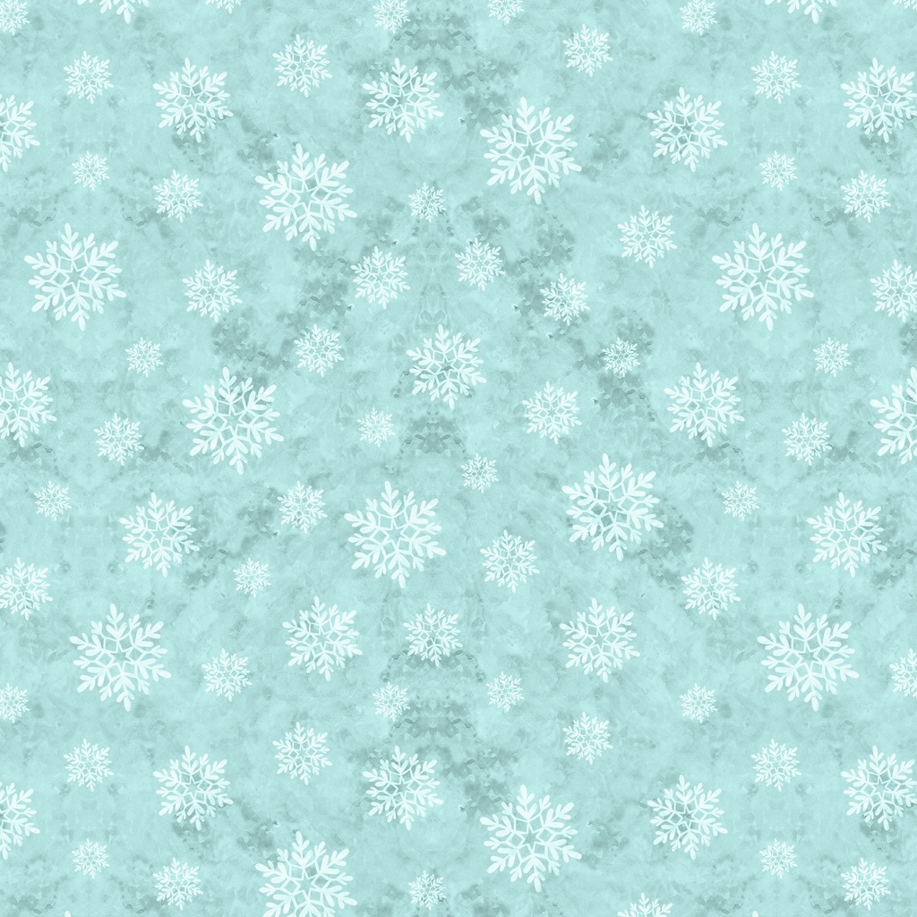 Snowy Greetings W105-037-515 Blue