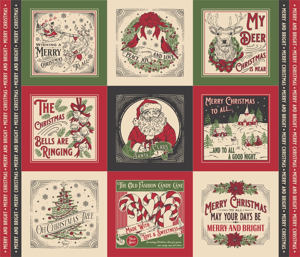 Holiday Cheer 20978 11 Block Panel