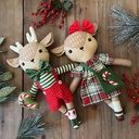 Holiday Cheer 20979 11 Deer Doll Panel