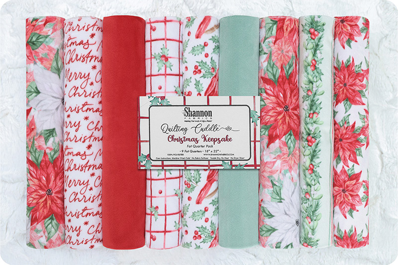 Quilting Cuddle Fat Quarter Pack- Xmas Keepsake