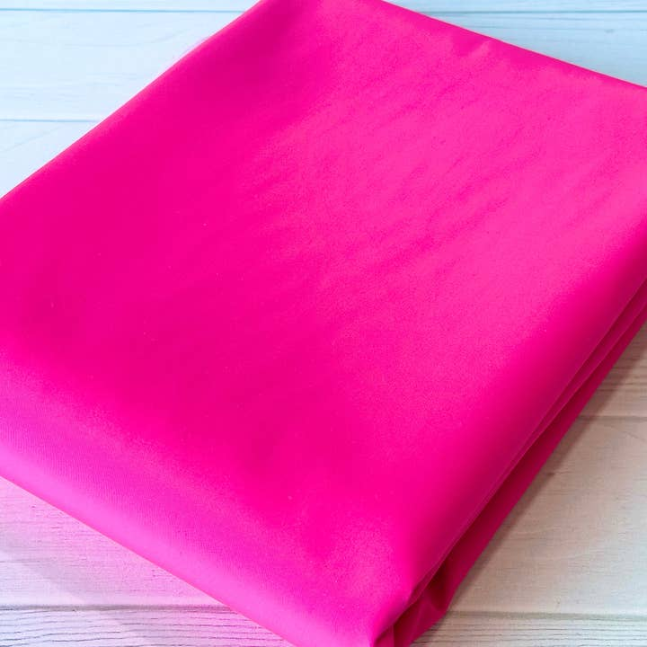 Lux Bonded Poly/ Nylon  Hot Pink Fabric