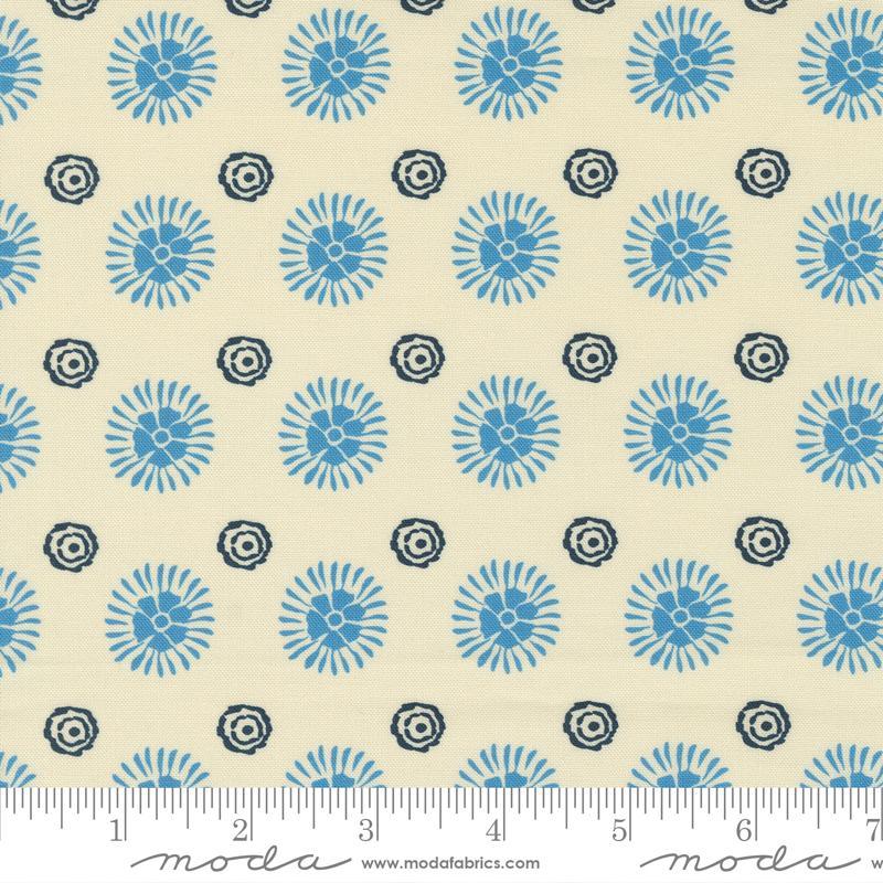 Cadence Dots Cream Cornflower 11917 21