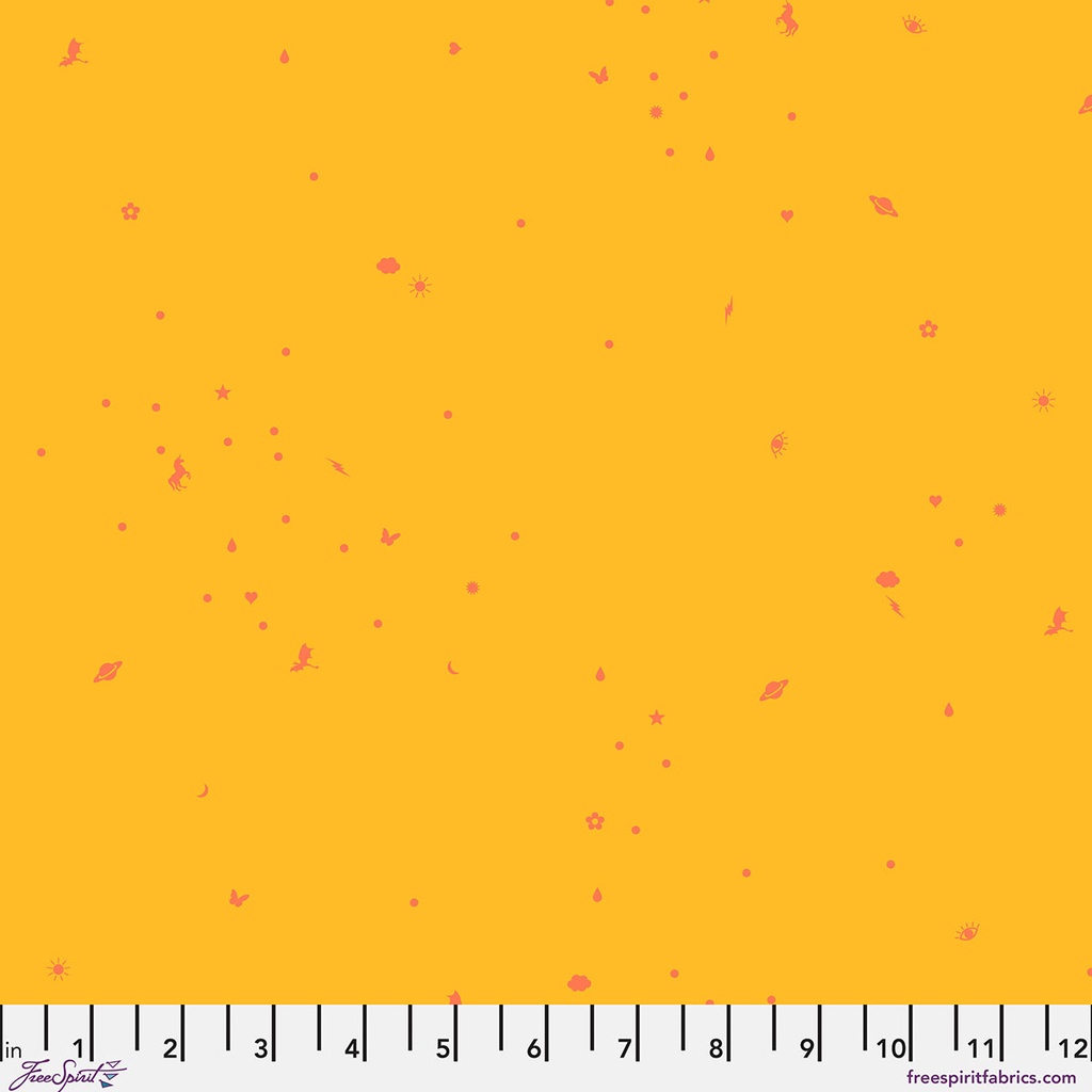 Tula Pink Lawn Charmed Dandelion