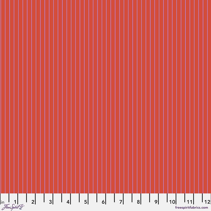 Tula Pink Tiny Stripes  Wildfire